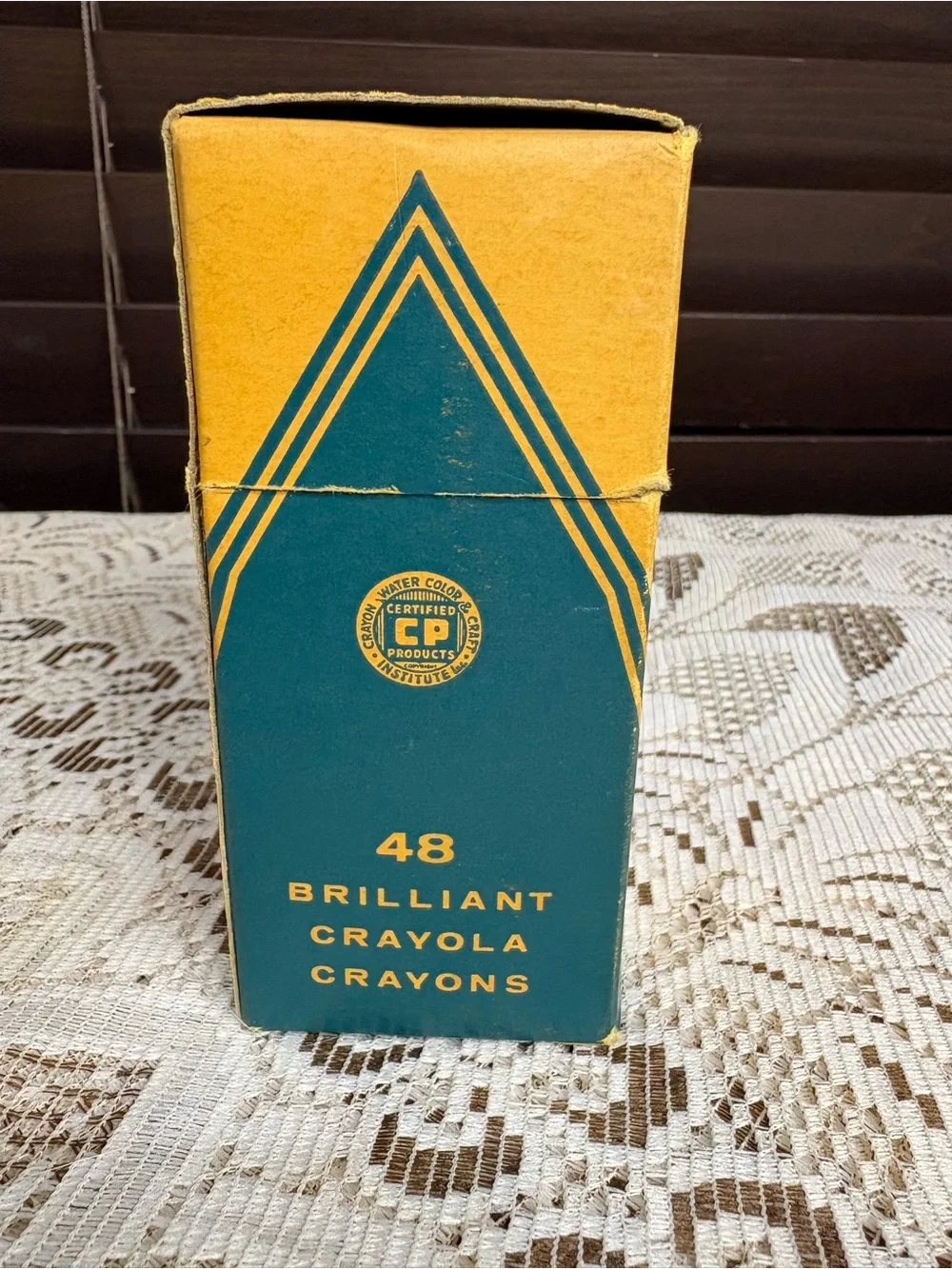 Crayola 48-Count Crayons Box in Yellow and Teal